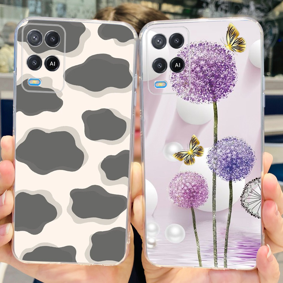 Ốp Điện Thoại Silicon Mềm Chống Sốc In Hình Phi Hành Gia Cho Oppo A54 4G CPH2239 OPPOA54 A 54 6.51 inch