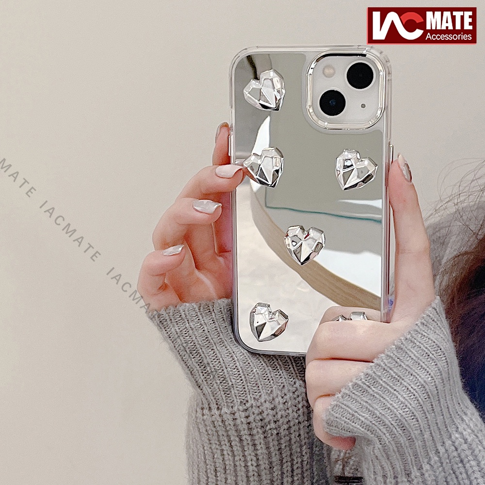Ốp Điện Thoại Gương Trang Điểm Cho iphone 15promax 15 pro 14 promax 14 plus 12 13 pro max 11
