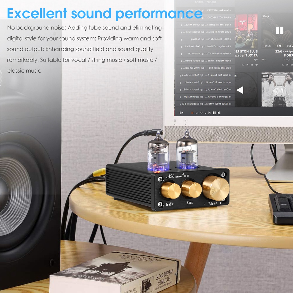 Bộ Khuếch Đại Âm Thanh Mini NS-10P HiFi 6J1 Chất Lượng Cao