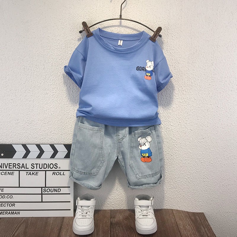 Áo Thun cotton Họa Tiết Hoạt Hình Thời Trang Mùa Hè Cho Bé