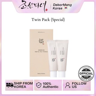 1+1 Beauty of joseon Relief Sun： Rice+Probiotics 50ml set