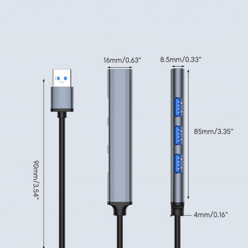 Bộ Chia Cổng USB 3.0 Loại C 4 / 7 Trong 1 Chất Lượng Cao