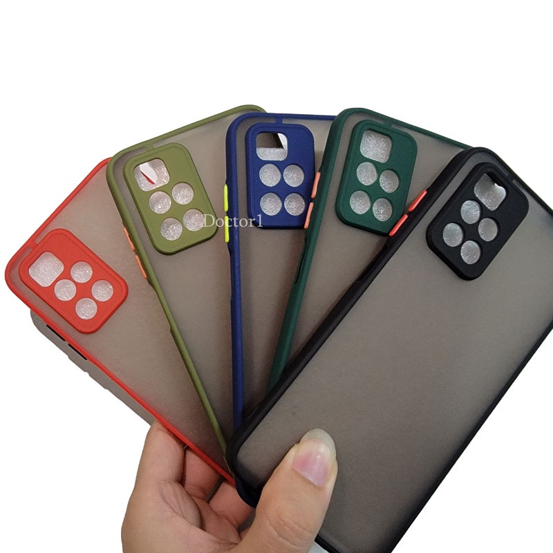 Ốp Điện Thoại Mặt Nhám Bảo Vệ Camera Cho Redmi A1 10 9T Note 11 10 5G 11s 10s Pro K40 K30 Pro 4G 5G 2022