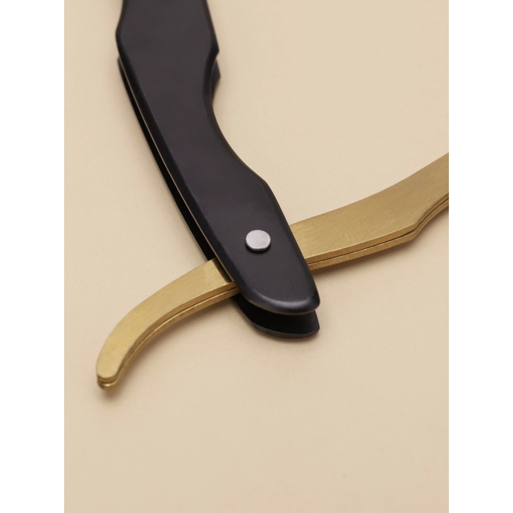 Hàng Có Sẵn Giao Hàng Nhanh Chóng#Giá Đỡ Dao Cạo Râu Lưỡi Dao Thẳng Bằng Thép Không Gỉ Chuyên Dụng Cho Nam