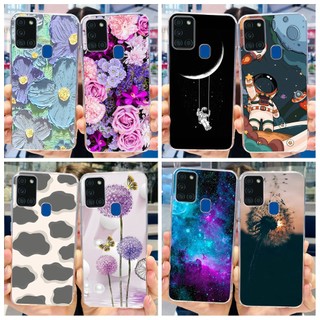 Ốp Điện Thoại Silicone Mềm Trong Suốt In Hình Phi Hành Gia Cho Samsung Galaxy A21s SM-A217F Samsung A21s A217F