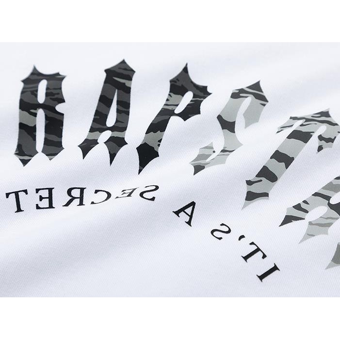 Mới Áo Thun Unisex Ngắn Tay In Họa Tiết Trapstar Ngụy Trang