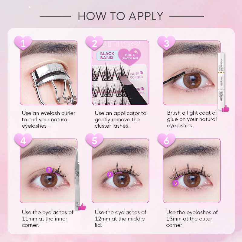 Bó Lông Mi Giả Thần Tiên Tự Nhiên Nối Mi Thần Tiên GENIELASH Mới