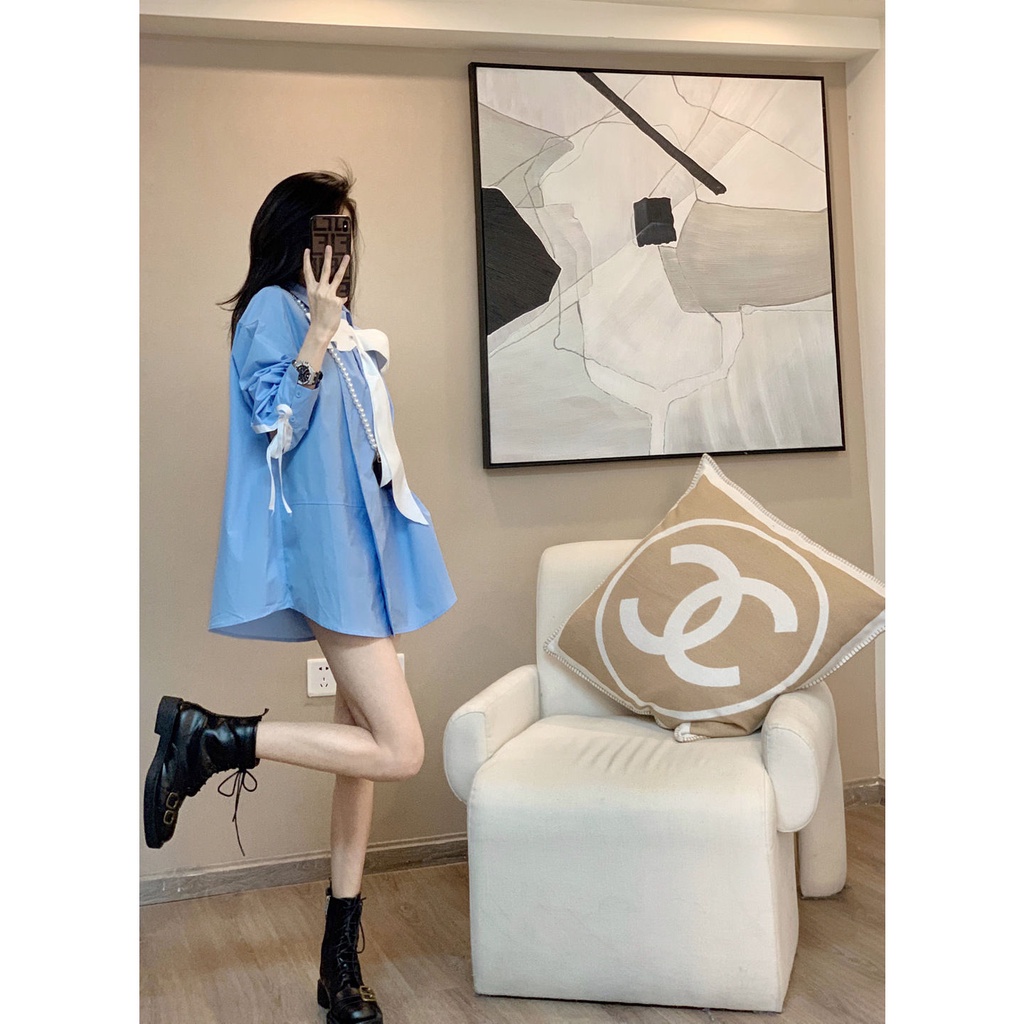 Áo Sơ Mi Cao Cấp Dáng Rộng Phong Cách Hong Kong Thời Trang Mùa Thu 2023 Mới 2022