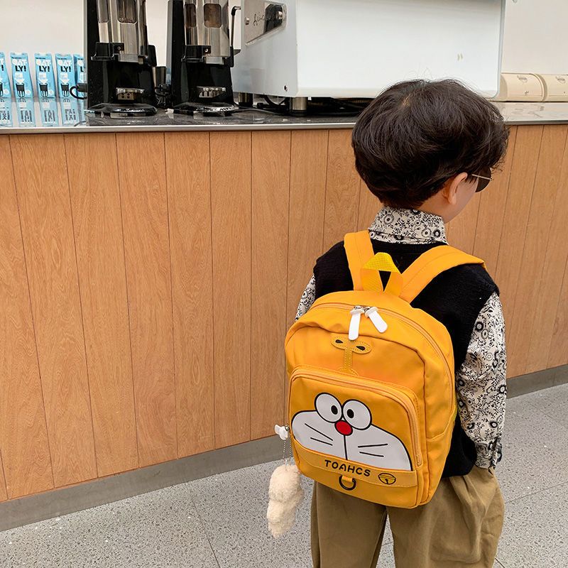 Balo Đi Học Hình Doraemon Đáng Yêu Cho Trẻ Em 3-5 Tuổi