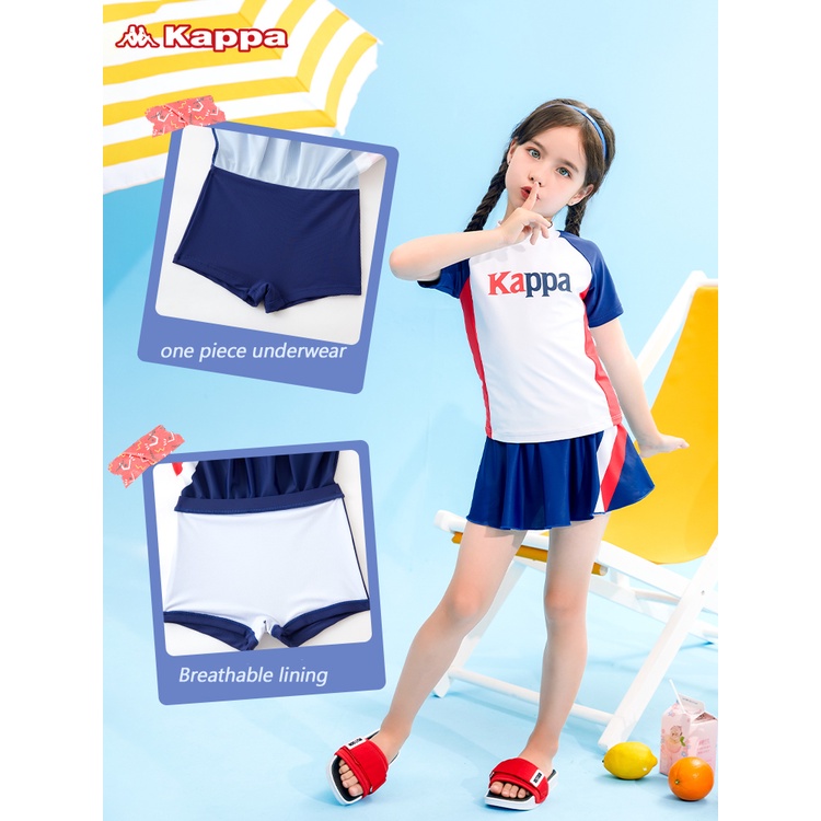 Đầm Bơi Kappa Thời Trang Đáng Yêu Dành Cho Bé Gái