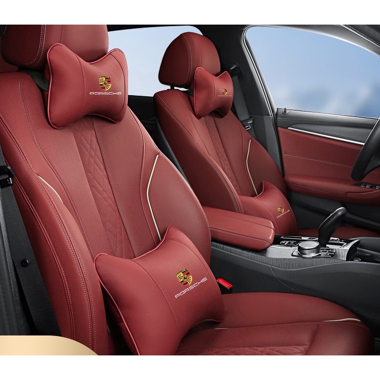Gối Tựa Đầu Êm Ái Thoải Mái Cho Xe Hơi Porsche 718 Macan Taycan Cayenne Panamera 911 Cayman Boxster