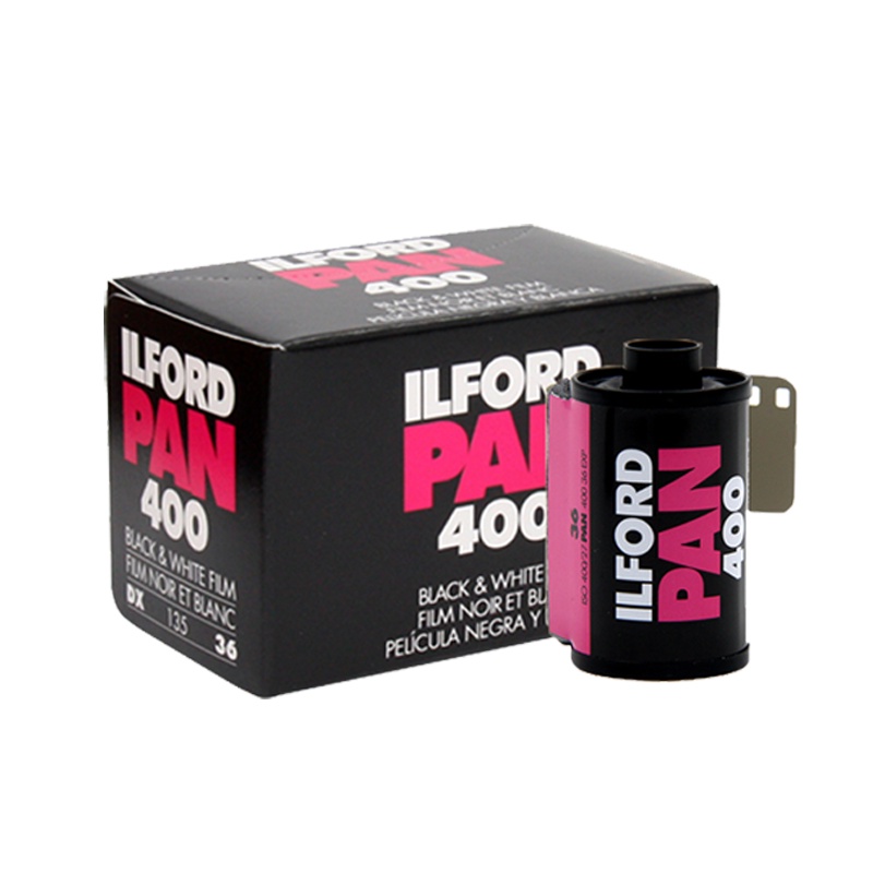 Phim Dán ILFORD Pan 400 135 35mm B & W 36 Exposure Màu Trắng Đen Chất Lượng Cao