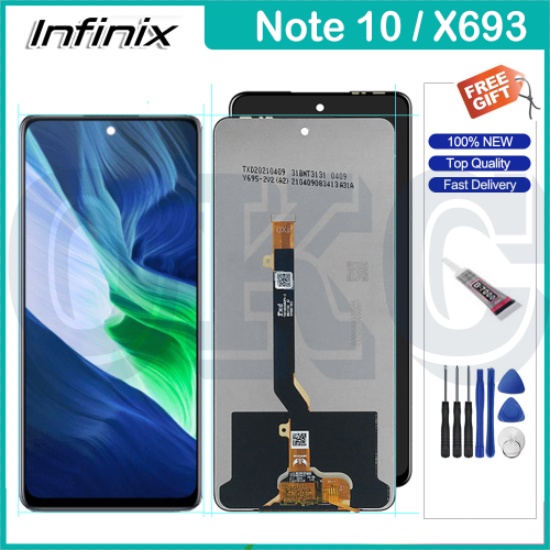LCD Cho Tecno Pova 2 / LE7 Màn Hình LCD Bộ Số Hóa Màn Hình Cảm Ứng Infinix Note 10 X693 LCD Các Bộ P