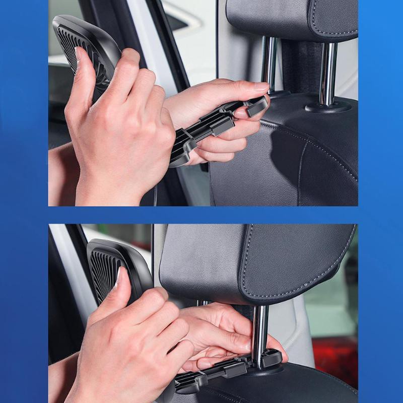 Quạt Kẹp Ghế Ô Tô Quạt USB dùng để bàn và trên ô tô