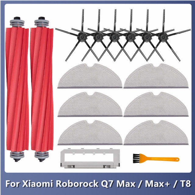Vỏ Bọc Bàn Chải Chính & Tấm Lọc Chổi Quét Chính Cho Roborock Q7 Max T8