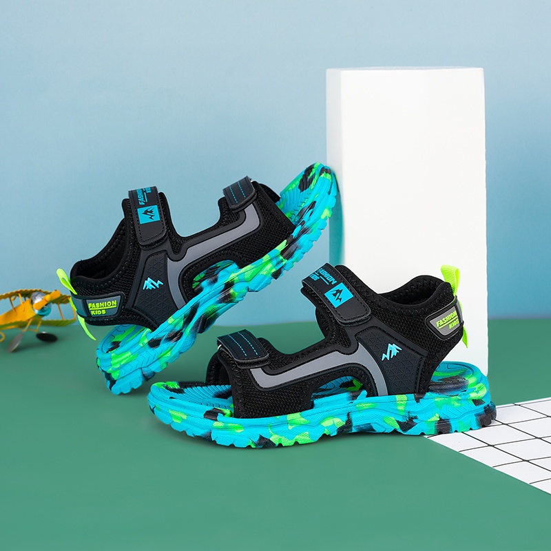 Xăng đan Đi Biển Chống Trượt Thời Trang Mùa Hè Hàn Quốc Cho Bé Trai Và Gái