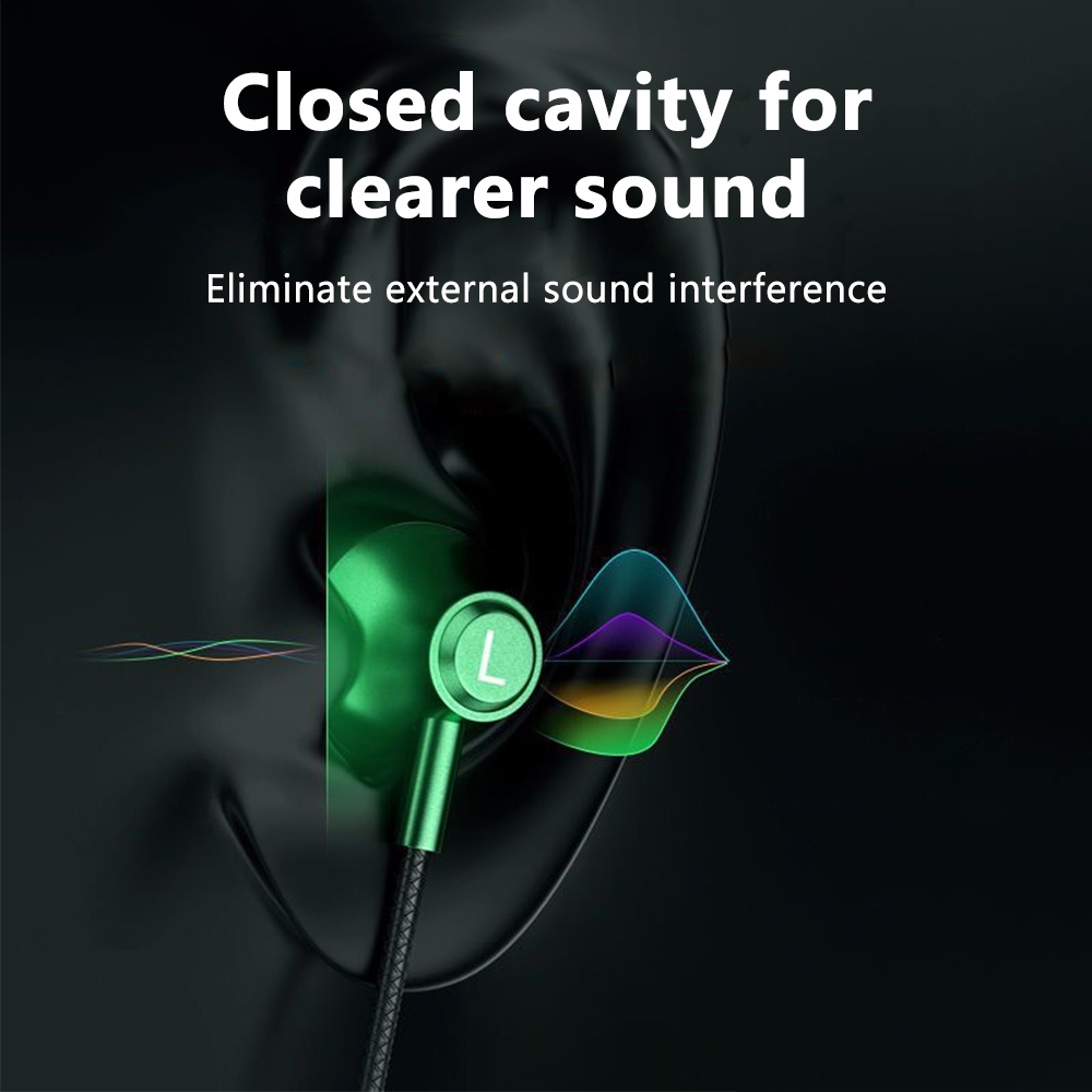 Tai Nghe Nhét Tai Jack 3.5mm / Type-C 90 Độ Có Micro Chuyên Dụng Cho Điện Thoại