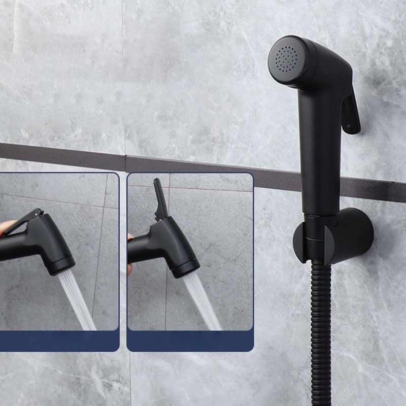 Đầu Vòi Xịt Toilet Bằng Nhựa ABS Màu Trắng Đen Tiện Dụng