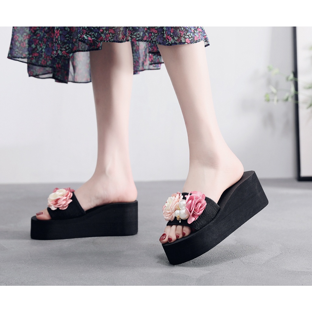 Dép nữ đính đá thời trang Âu Mỹ |