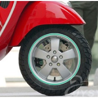 Set 16 Miếng Dán Viền Bánh Xe Mô Tô  fit to 17 / 18 inch Chống Thấm Nước