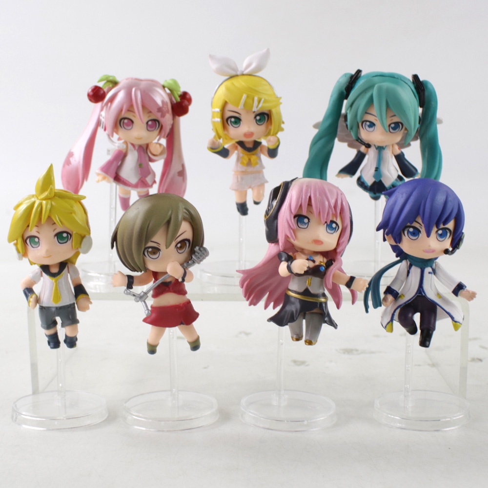 Set 7 Đồ trang trí Búp Bê Ca Sĩ Ảo Hatsune Miku Dễ Thương