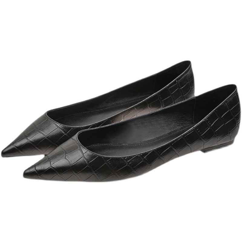 Giày Búp Bê Mũi Nhọn Đế Bằng Thời Trang Mùa Hè 2023 Cho Nữ Size 33-46