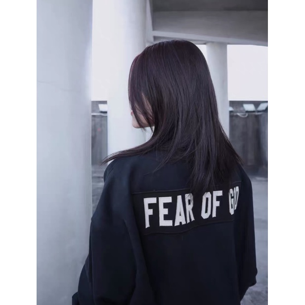 Áo Nỉ Cổ Tròn In Hình FE-AR Terry Thời Trang Đường Phố Mùa Hè Cho Nam Và Nữ