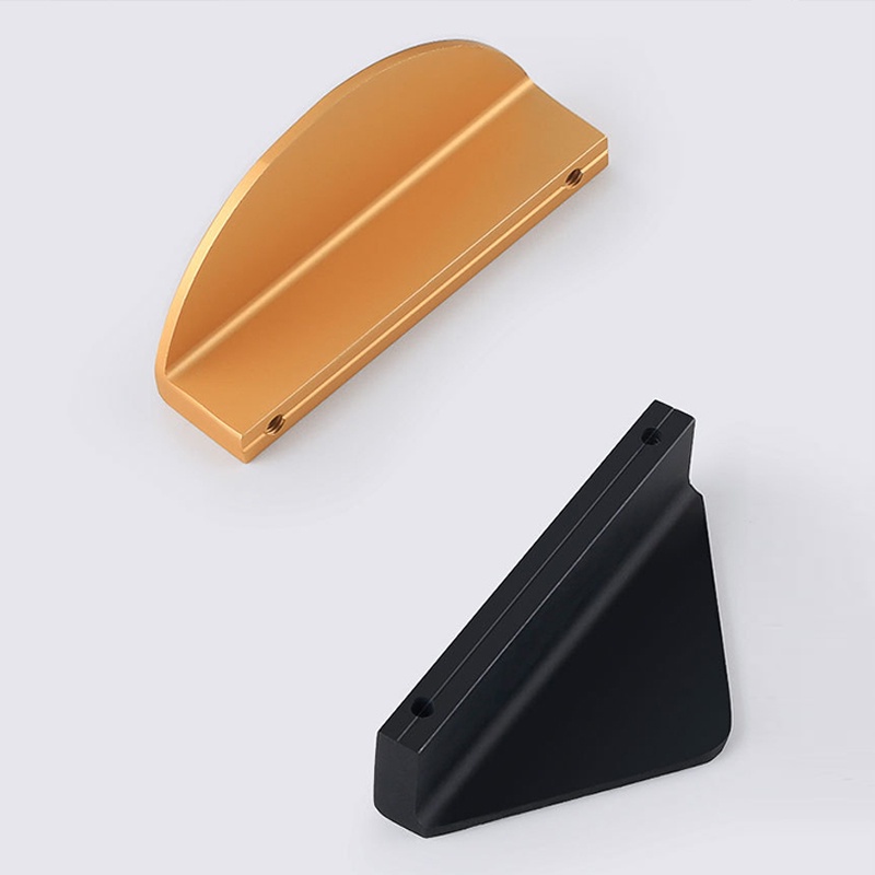 Tay Nắm Ngăn Kéo Tủ Bằng Nhôm Màu Vàng Kim Tiện Dụng Cho Nhà Bếp