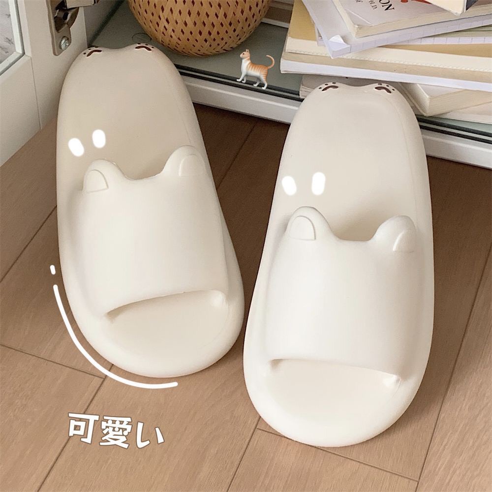 Dép mèo dễ thương với đế dày dép bánh mì