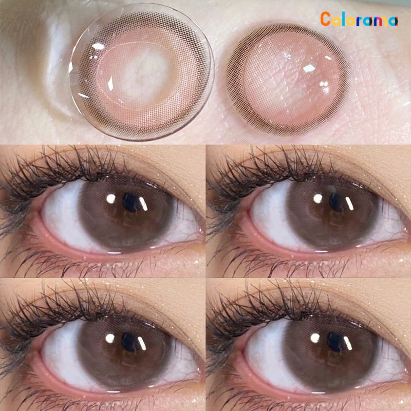 Bộ 2 Thấu Kính Cận Thị Màu Hồng 14.2mm Cho Nữ