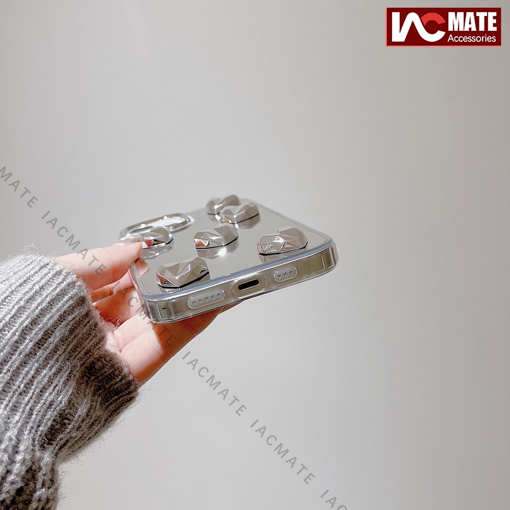 Ốp Điện Thoại Gương Trang Điểm Cho iphone 15promax 15 pro 14 promax 14 plus 12 13 pro max 11