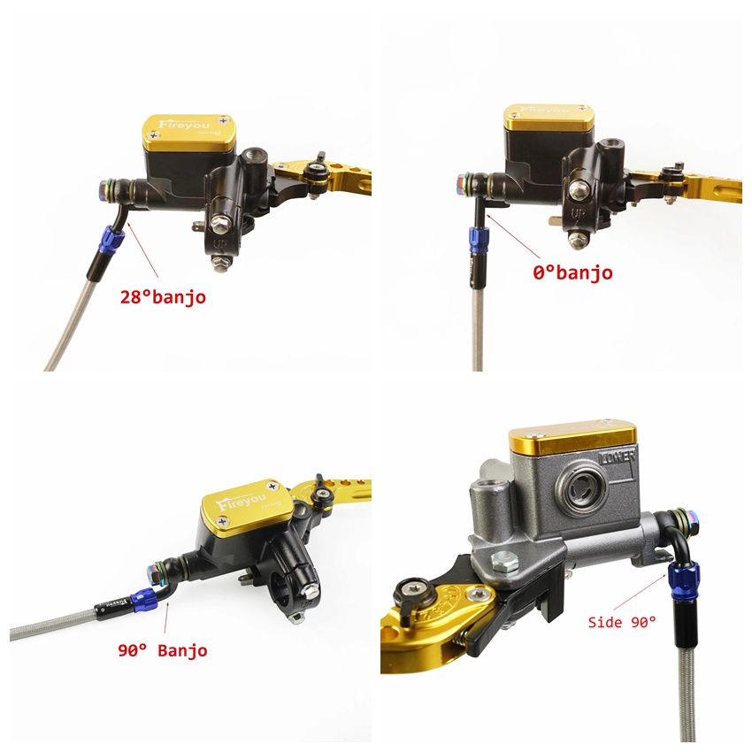 Ống Dẫn Dầu Phanh Ly Hợp Bằng Nhôm AN3 Dành Cho Xe Mô Tô Địa Hình ATV