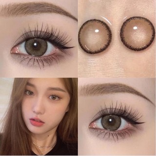 Set 2 Kính Áp Tròng Nami Brown Nami 14.2mm Cho Mắt