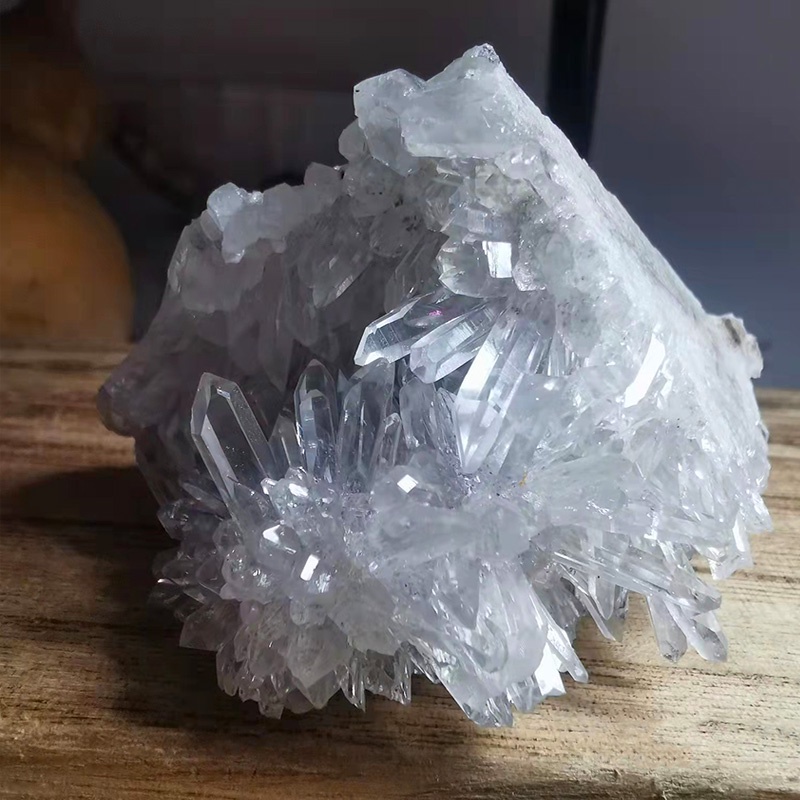 Tinh thể tự nhiên cụm tinh thể trắng Cụm tinh thể Trang trí nội thất