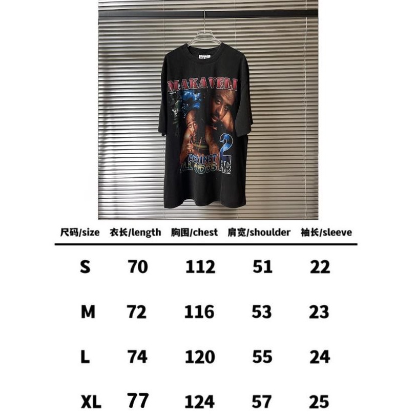 Áo Thun Tay Ngắn In Hình Chân Dung Hip Hop Đường Phố Cao Cấp Dành Cho Nam Nữ