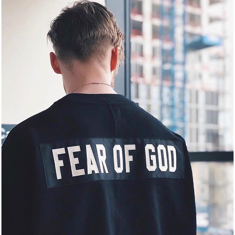 Áo Nỉ Cổ Tròn In Hình FE-AR Terry Thời Trang Đường Phố Mùa Hè Cho Nam Và Nữ