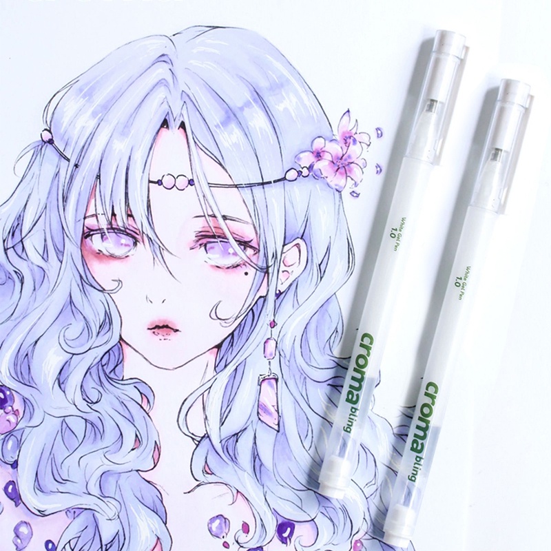 Set 1/ 2/ 3/ 4 bút đánh dấu ANGEL MARK ngòi 0.1mm xinh xắn tiện lợi