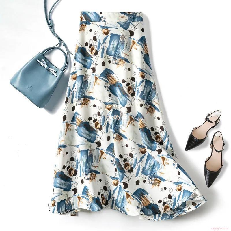 Chân Váy Hoa Lưng Cao Dáng Ôm Phong Cách Thời Trang Mùa Hè Mới 2023