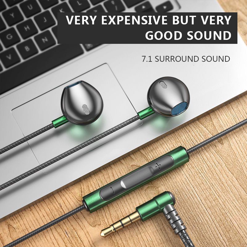 Tai Nghe Nhét Tai Blueow Jack 3.5mm Có Micro Thiết Kế Thể Thao Cho Điện Thoại Thông Minh Xiaomi Huawei