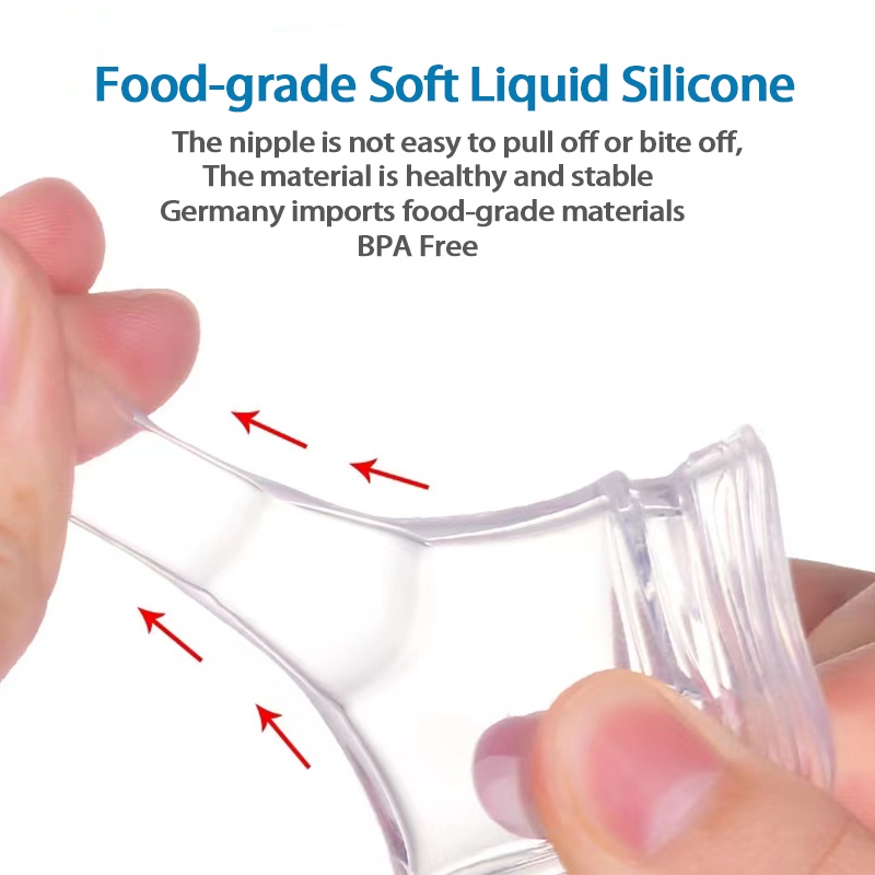 Núm Vú Giả Tiêu Chuẩn Chống Tràn Cho Bình Sữa Em Bé