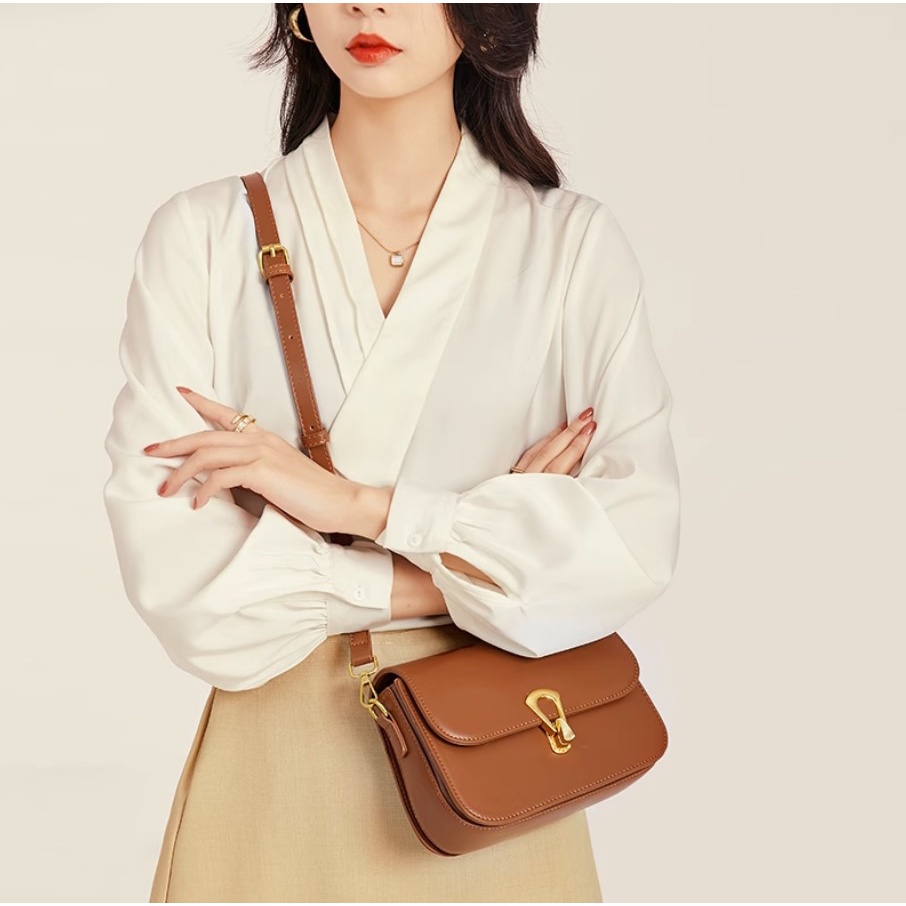 Túi Đeo Chéo Vai Màu Trơn HE288