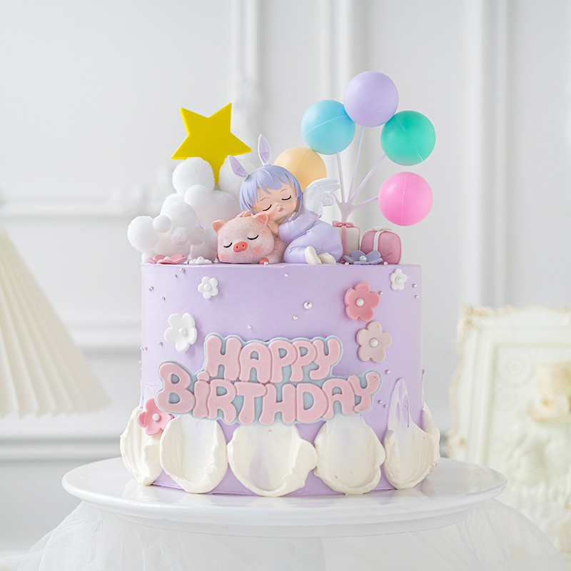 Phụ Kiện Trang Trí Bánh Kem Hình Thiên Thần Đáng Yêu