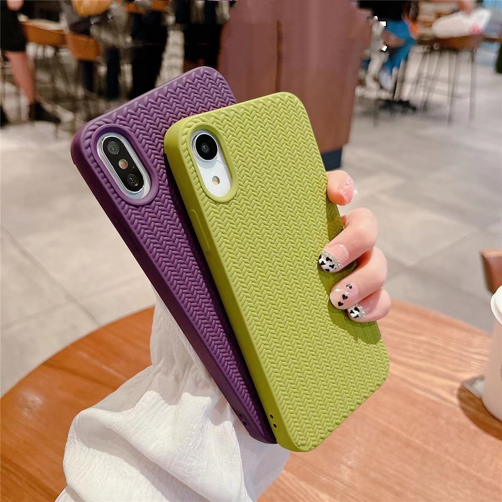 Ốp Điện Thoại Silicon Mềm Họa Tiết Gạch Men Cho iPhone XR X Xs Max 7 8 plus 11Pro Max SE