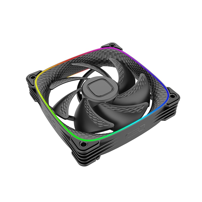Quạt Tản Nhiệt CPU Squama 2503B 2503W ARGB 120mm Hai Mặt 5V 3PIN Đèn Chiếu Sáng
