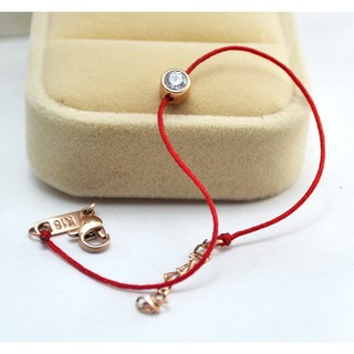 Lucky Charm Diamond Red String Redline Bracelet