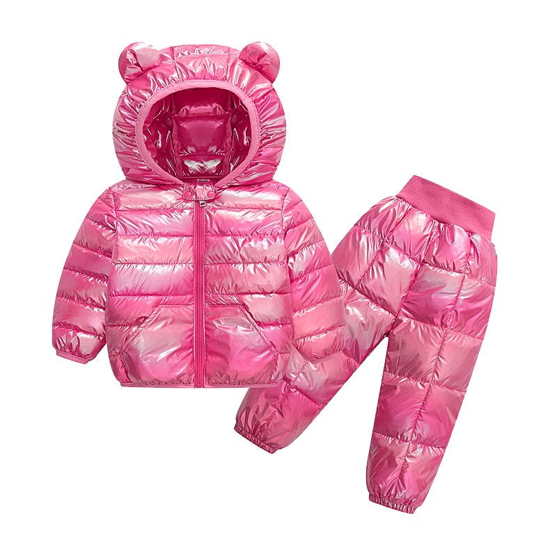 Bộ Quần Áo Phao Cotton Thời Trang Mùa Đông Mới Cho Bé