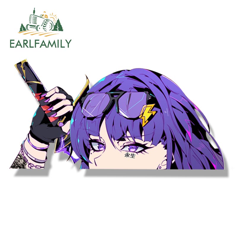 Miếng Dán Hình Xăm Hoạt Hình Anime Genshin Va Chạm Fanart Peek Cho Xe Hơi