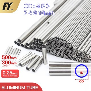 Ống nhôm 0.25mm 300mm 500mm dài 4 5 6 7 8 9 10 4 5 6 7 8 9 10mm chất lượng cao