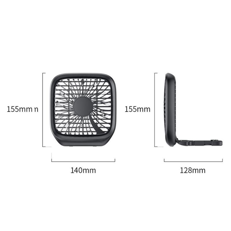 Quạt Kẹp Ghế Ô Tô Quạt USB dùng để bàn và trên ô tô