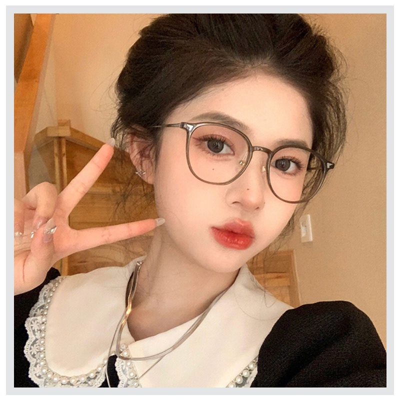 miumiuaKính giả cận thời trang nam nữ chống tia UV gọng tròn mắt mèo cute phong cách Ulzzang đẹp giá rẻ